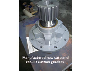 Manufactured new case and rebuilt custom gearbox (14)